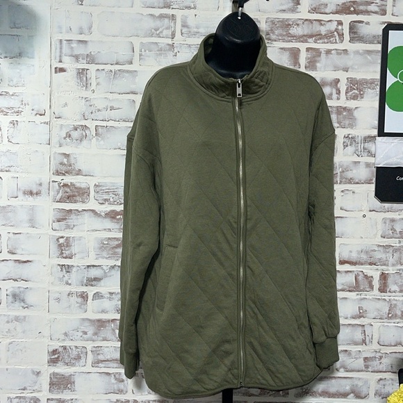 Heimish quilted zip up NWOT women’s large - Picture 1 of 5